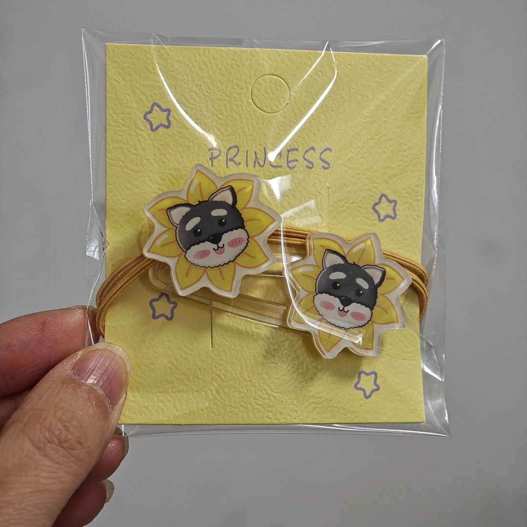 卡通周边小夹子头绳