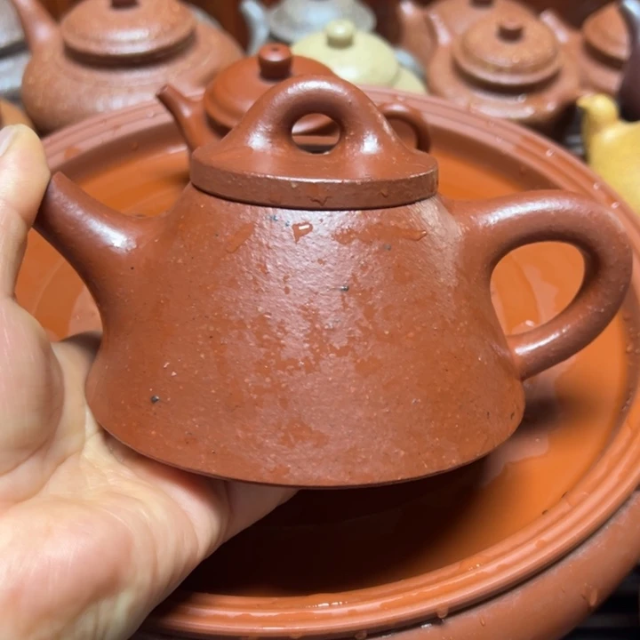 茶壶紫砂靓*宜兴原矿老朱砂