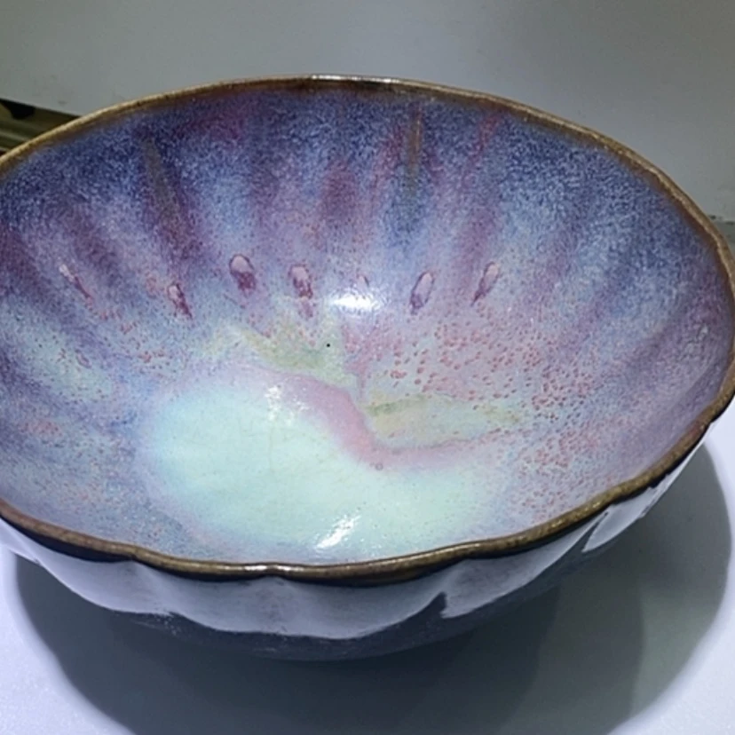 【闪购商品】小**࿐钧窑大碗品像精美