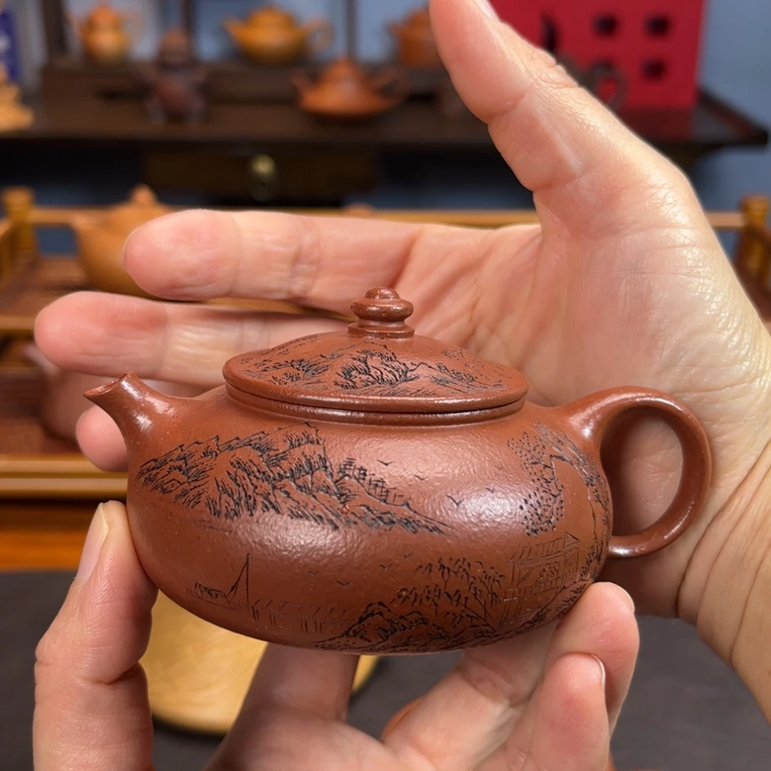 紫砂茶壶宜兴紫砂壶半手工制作