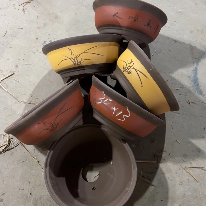 紫砂花盆         100-6