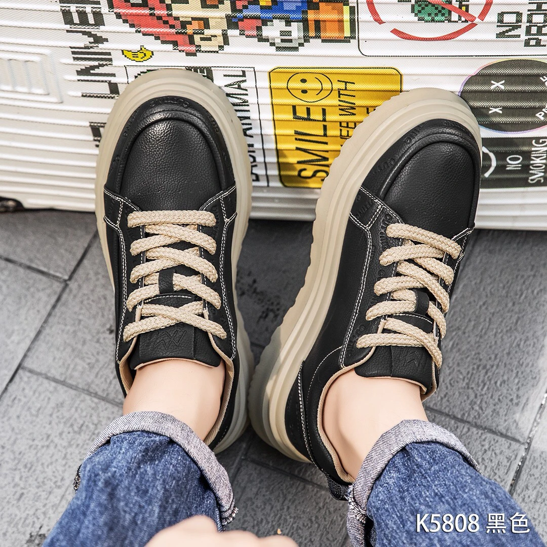 5808像塑轻底39-44简约舒适百搭休闲马丁鞋