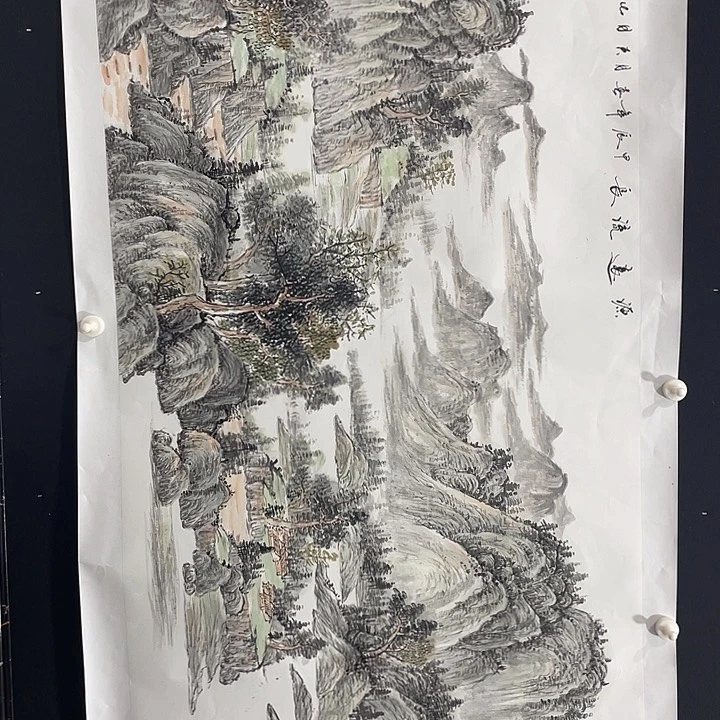 国画老师手绘作品