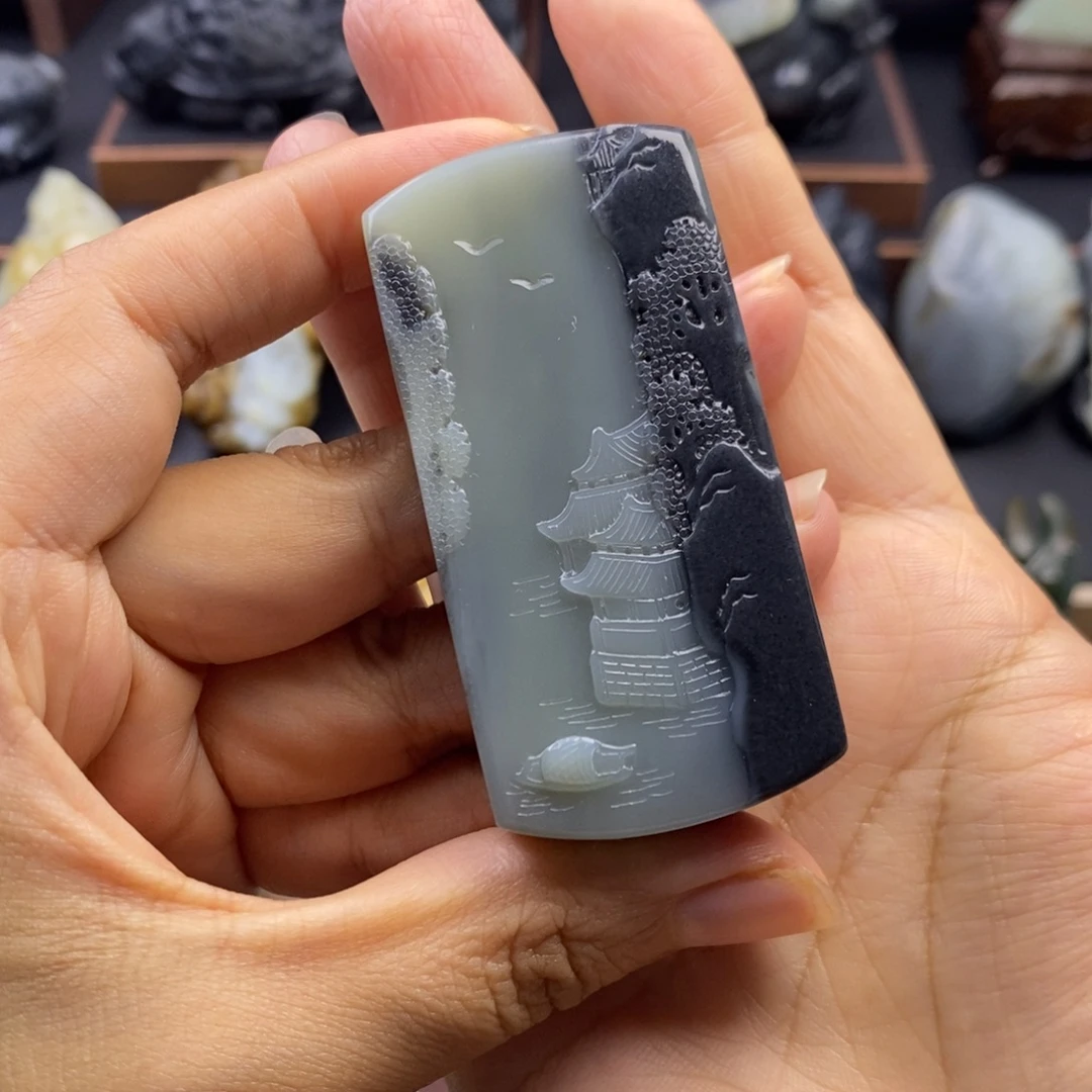 未镶嵌和田玉挂件