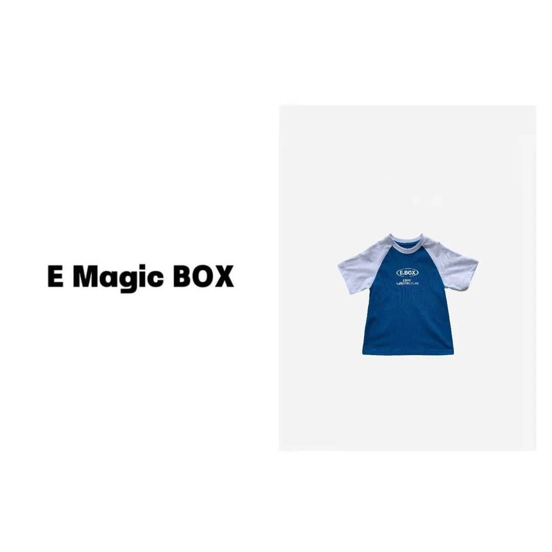 E Magic Box童装“蓝精灵”儿童限量款短袖B5756