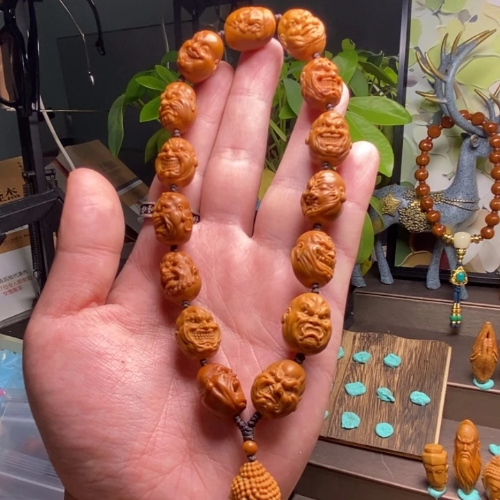 手串/手链橄榄核1.6  恶僧  14+2 手持