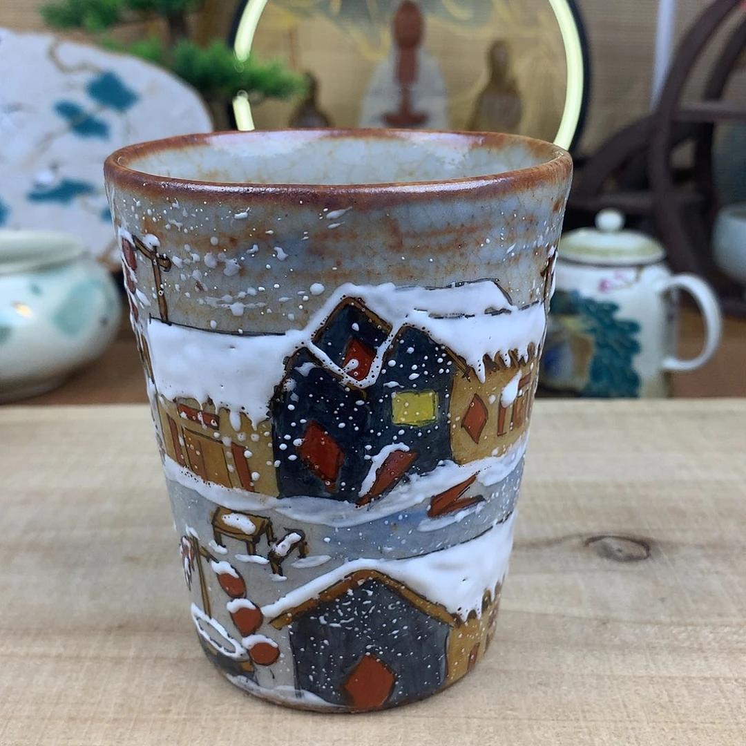 摆件萨****光景德镇陶瓷手作