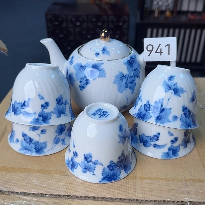 瓷片很好看的茶壶套装