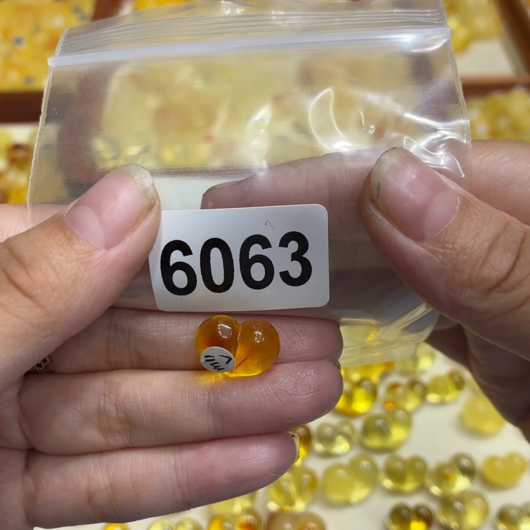 琥珀未镶嵌毛衣链