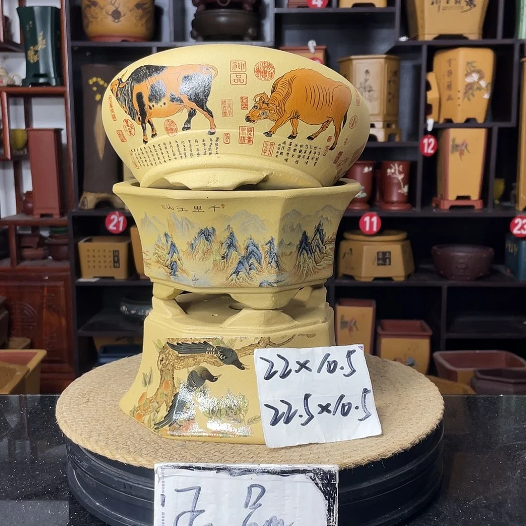 紫砂D-婉秋紫砂花盆