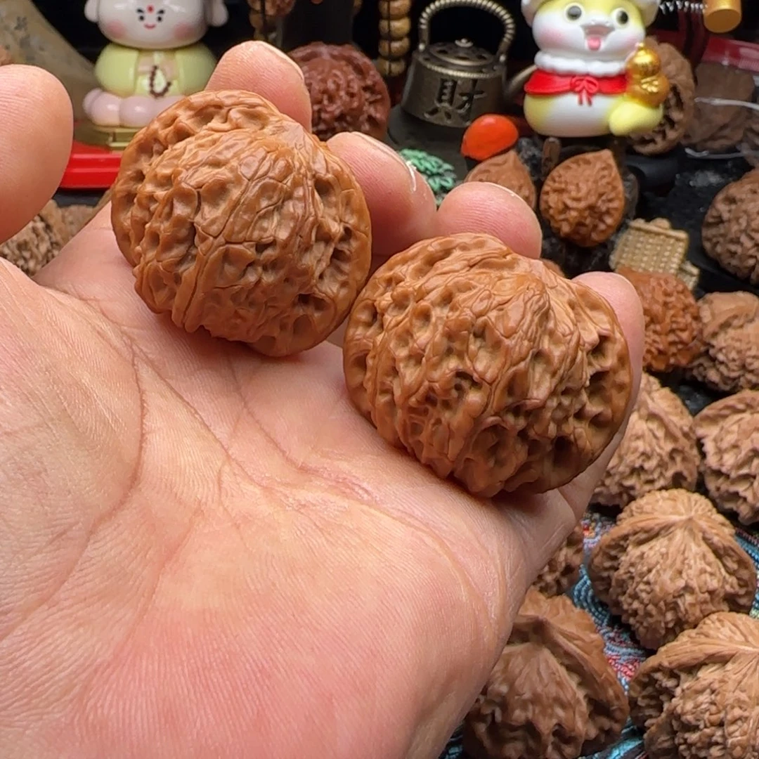 把件文玩核桃福利山地磨盘42