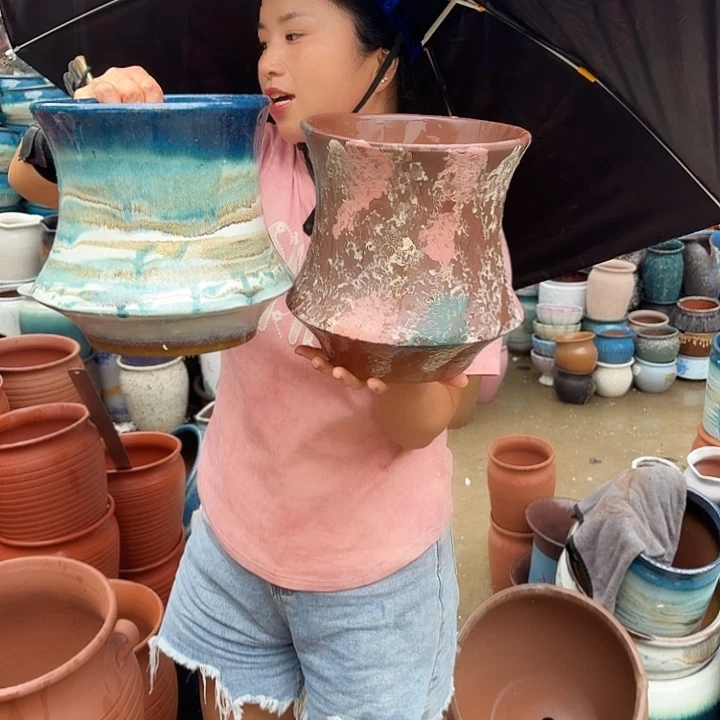 口20高22两个盆子。