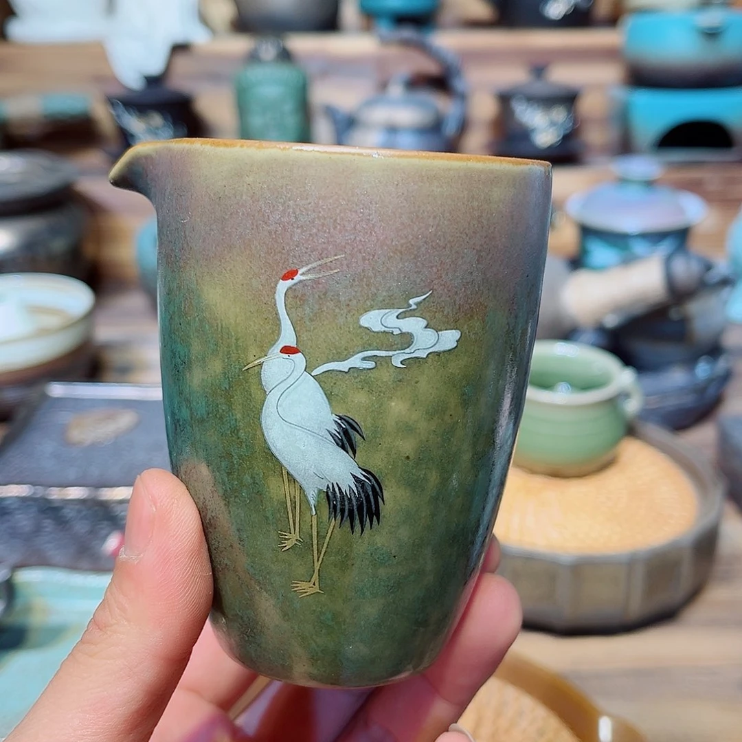 陶瓷香炉茶具摆件