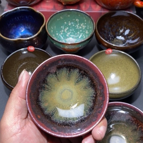 茶盏建盏主人杯茶壶盖碗品茗杯