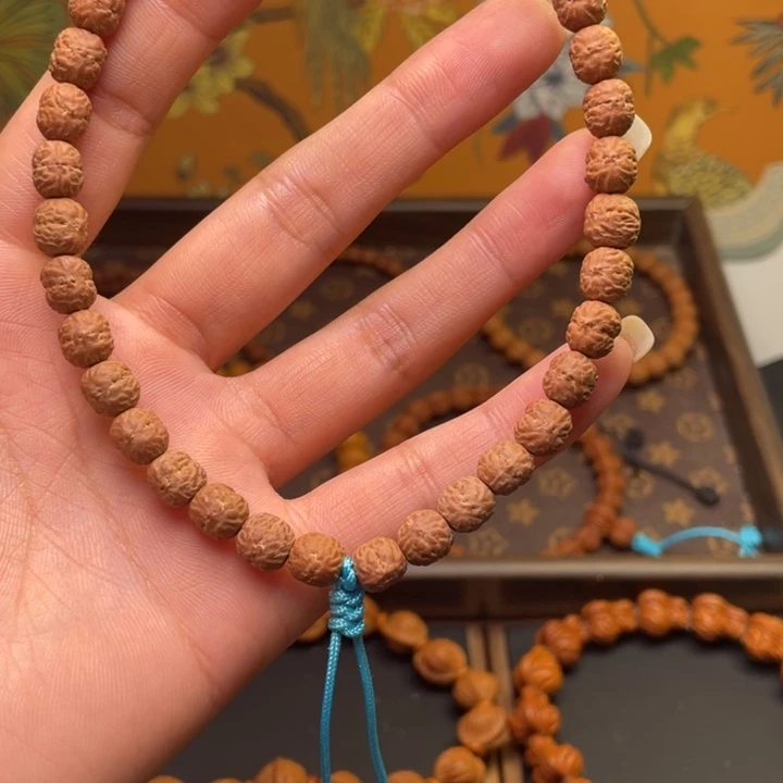 桃核手串龙纹桃核