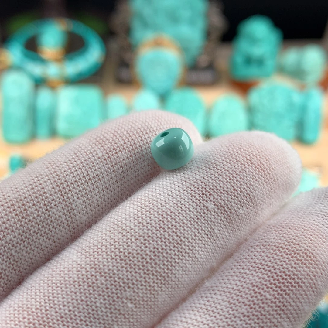 西***仔绿松石未镶嵌老型卡7+