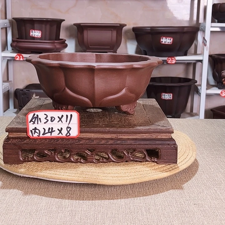 紫砂花盆紫砂花盆