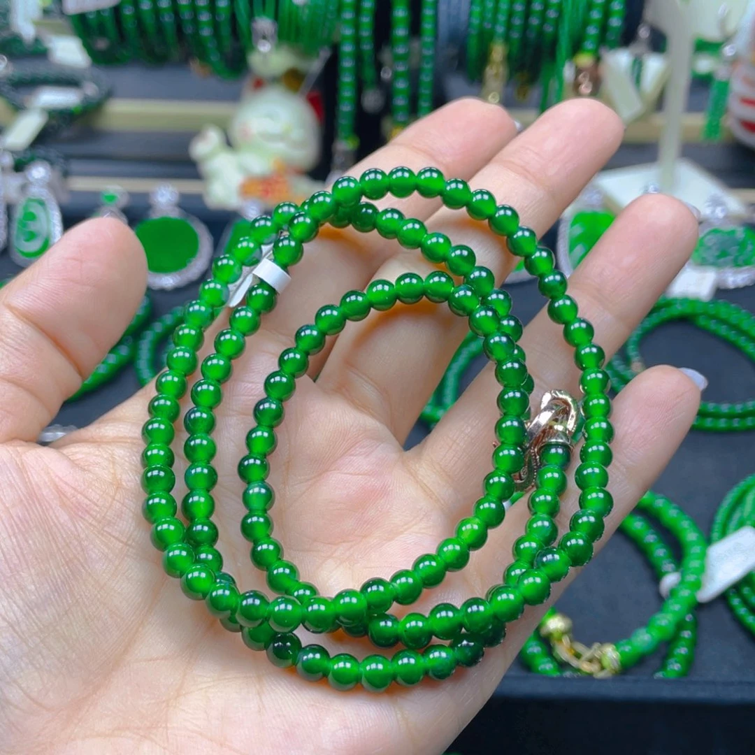 颈饰未镶嵌翡翠项链5