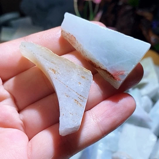 散珠翡翠边角料235