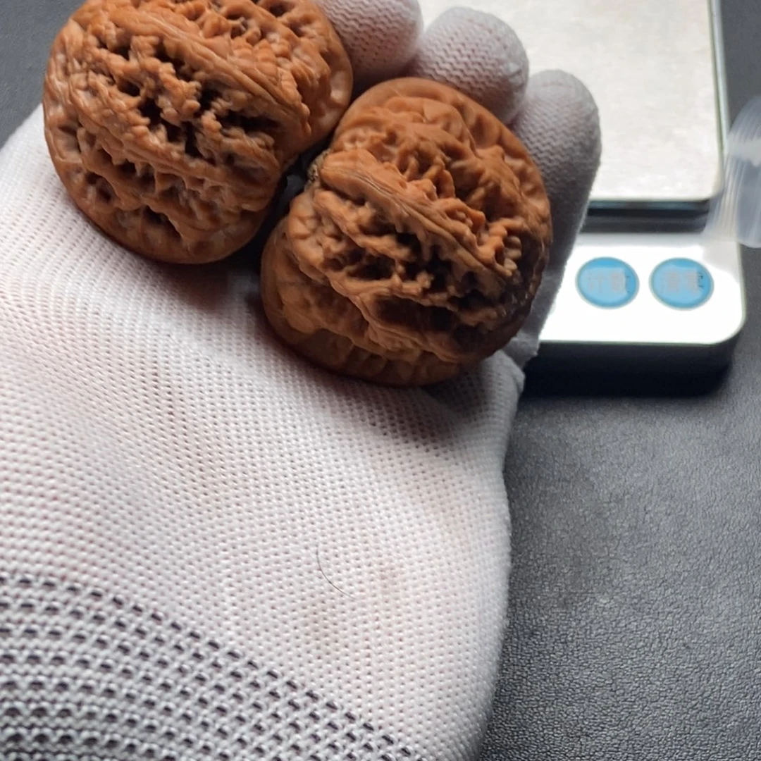 将***夜文玩核桃把件大粗筋