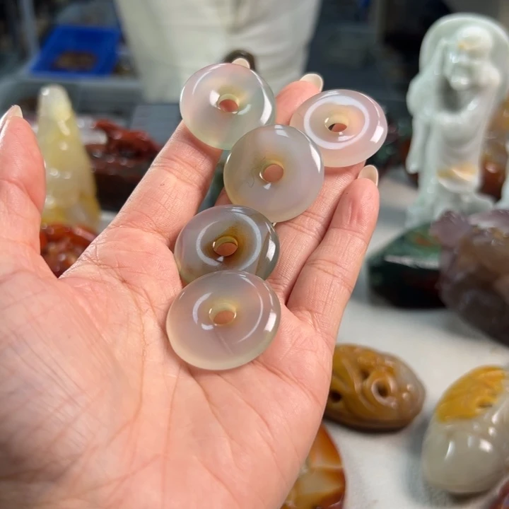 玛瑙/玉髓吊坠(不含链)未镶嵌