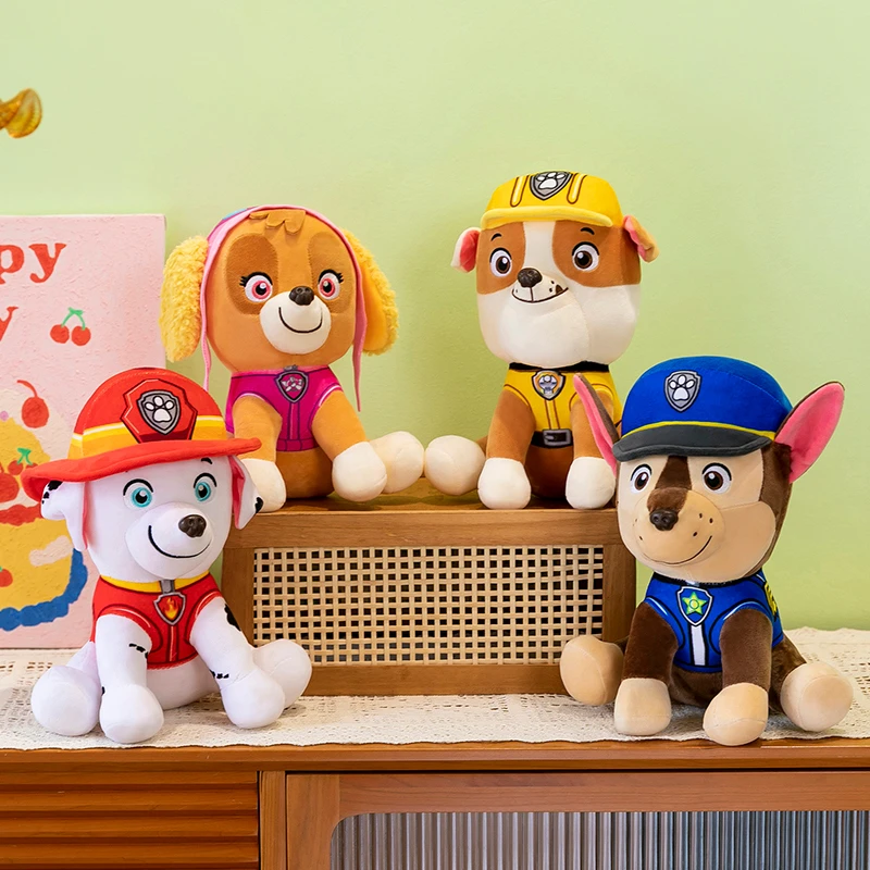 汪汪队立大功新款毛绒玩偶狗狗公仔贝贝全套装儿童玩具3到14岁适