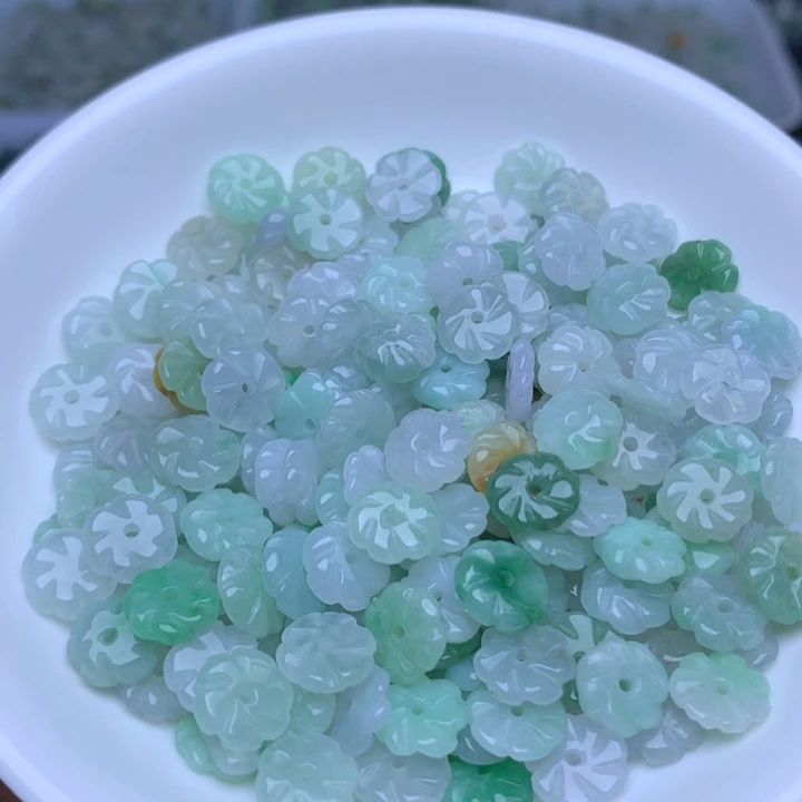 散珠翡翠卡9冰小花30个