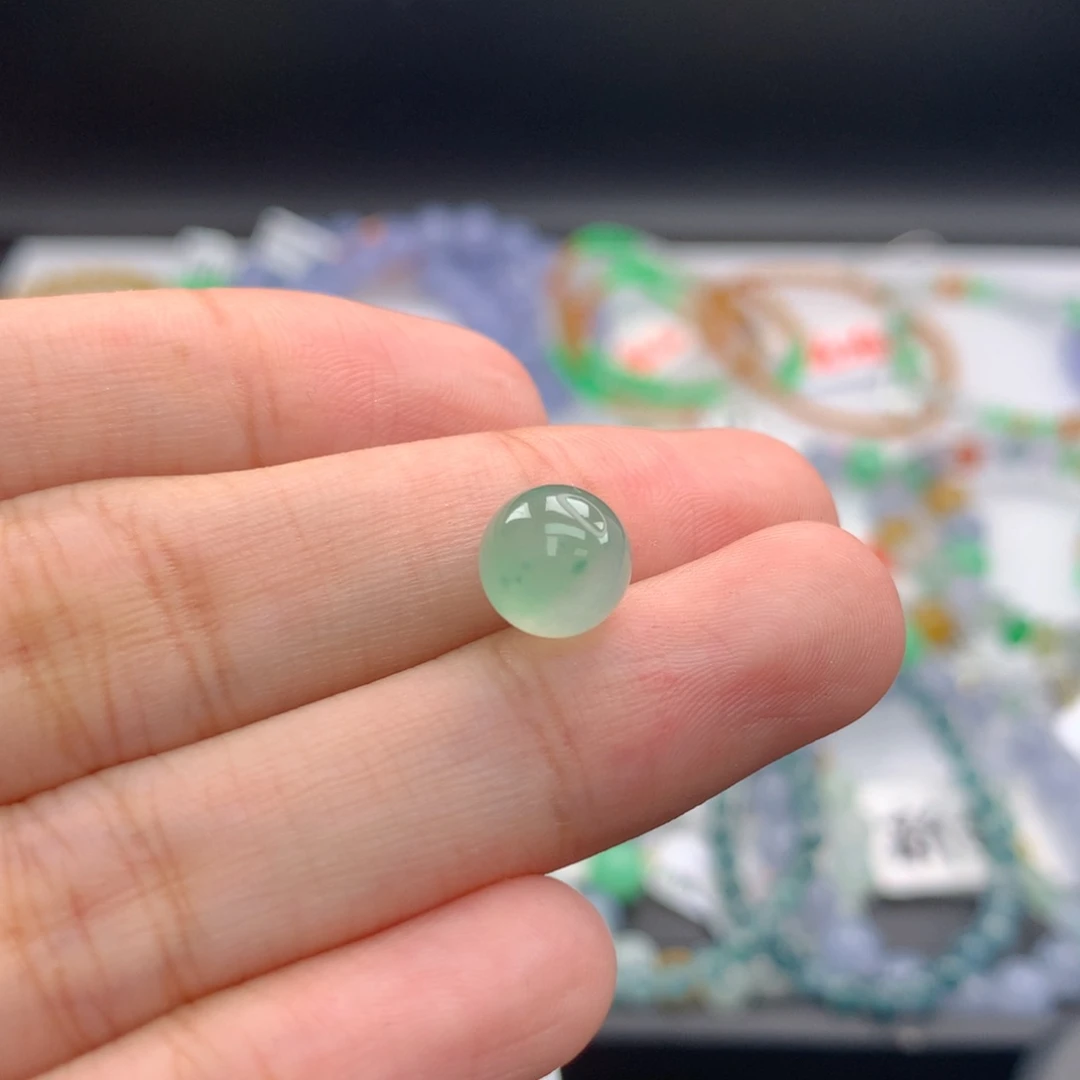 翡翠未镶嵌毛衣链