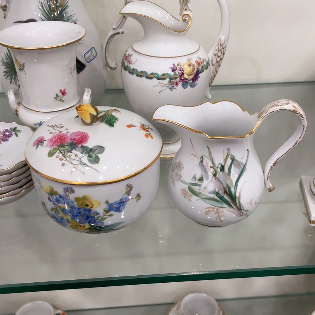 摆件中古一等糖奶一对自然主义