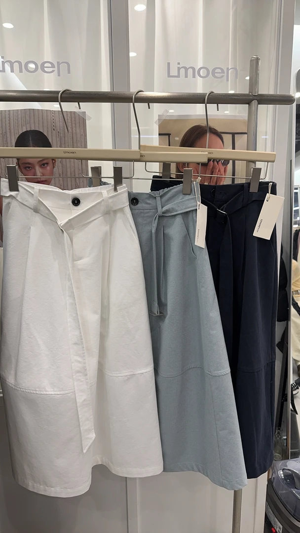 恩熙·气质韩版宽腰带A字半裙8506