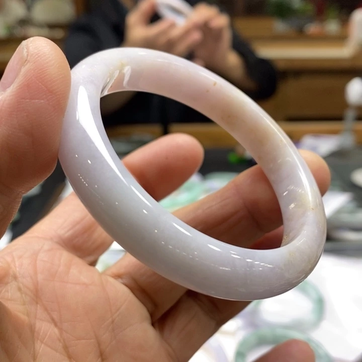 翡翠未镶嵌手镯翡翠手镯55-57，卡11