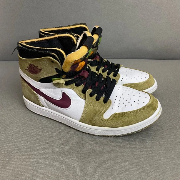 90新 maje 42.5码 aj1白绿 二手不退换 编码7008
