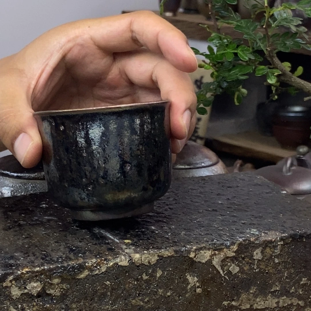 建水紫陶柴烧茶具