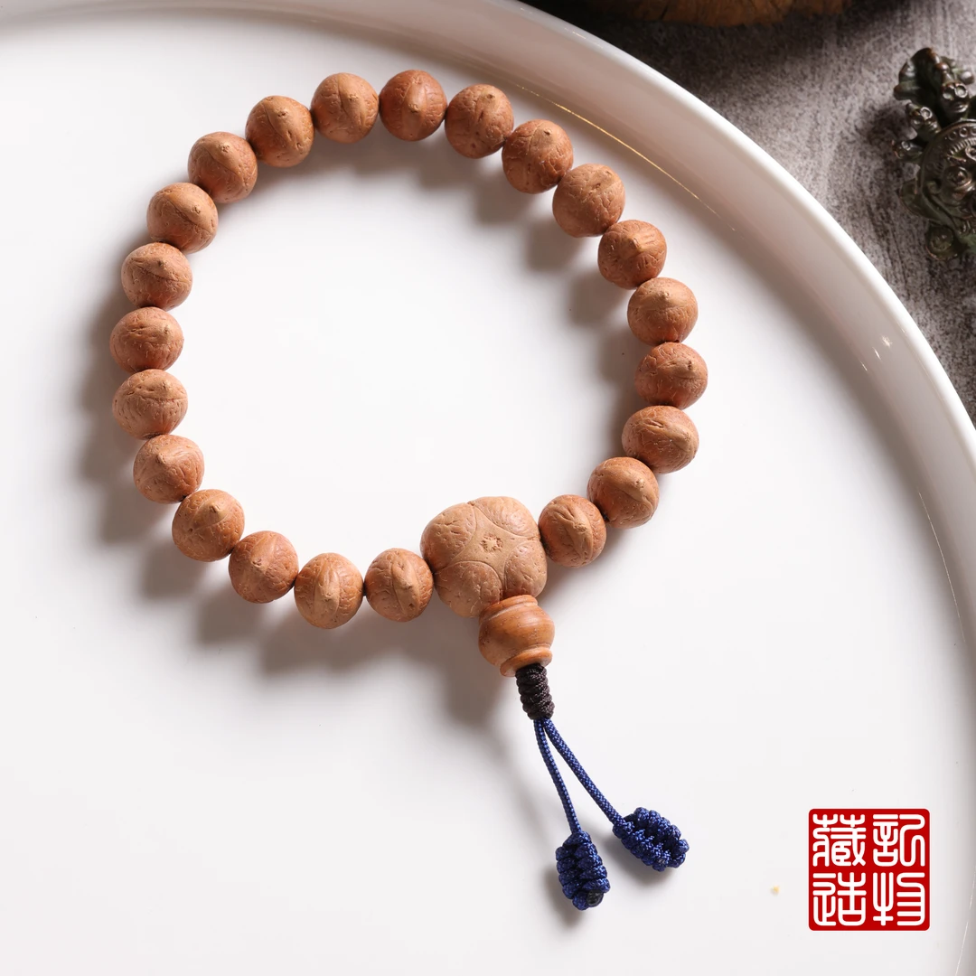 藏记造物10mm单仓籽尼泊尔凤眼菩提手串凤眼手串