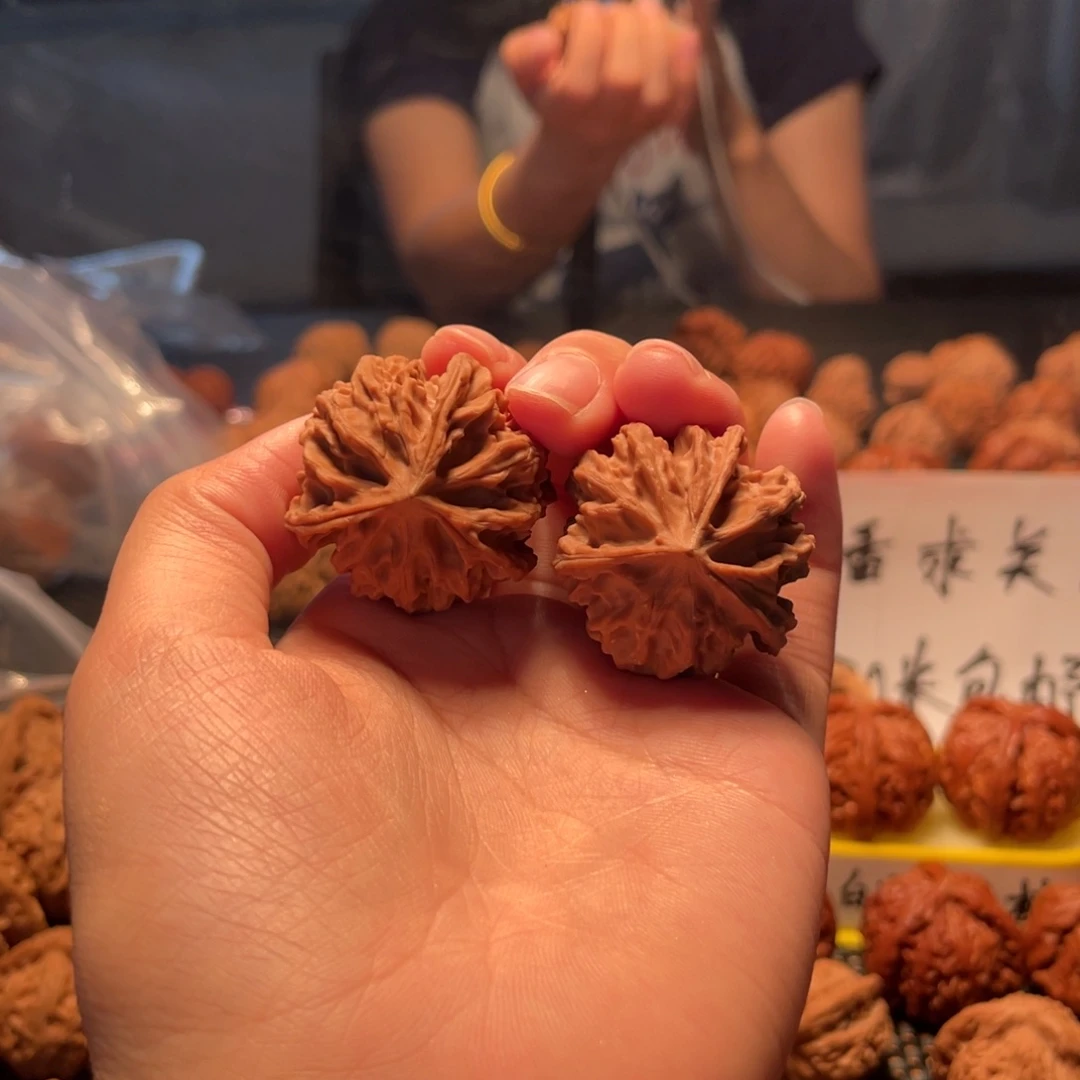 吊坠文玩核桃34全品三棱