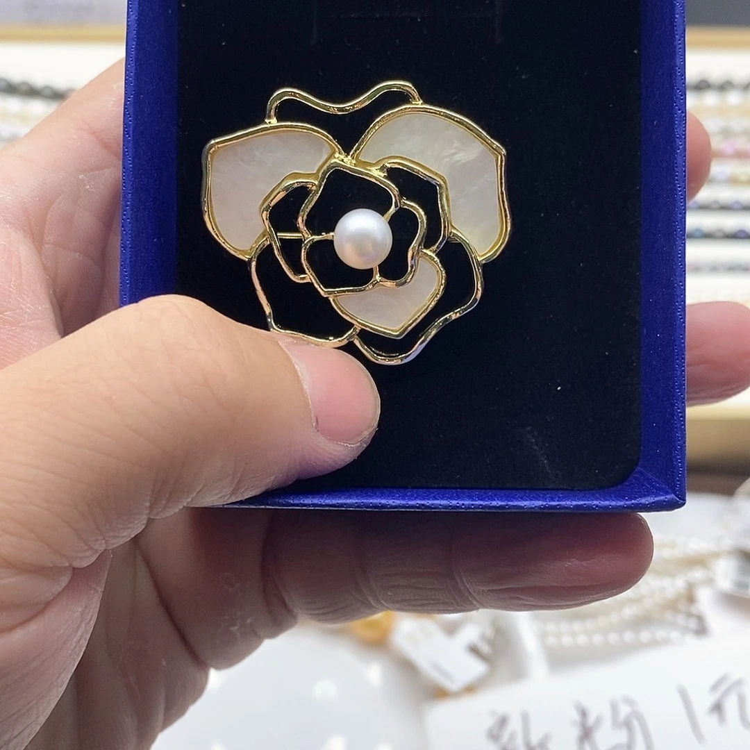 海水珍珠颈饰银S925镶嵌