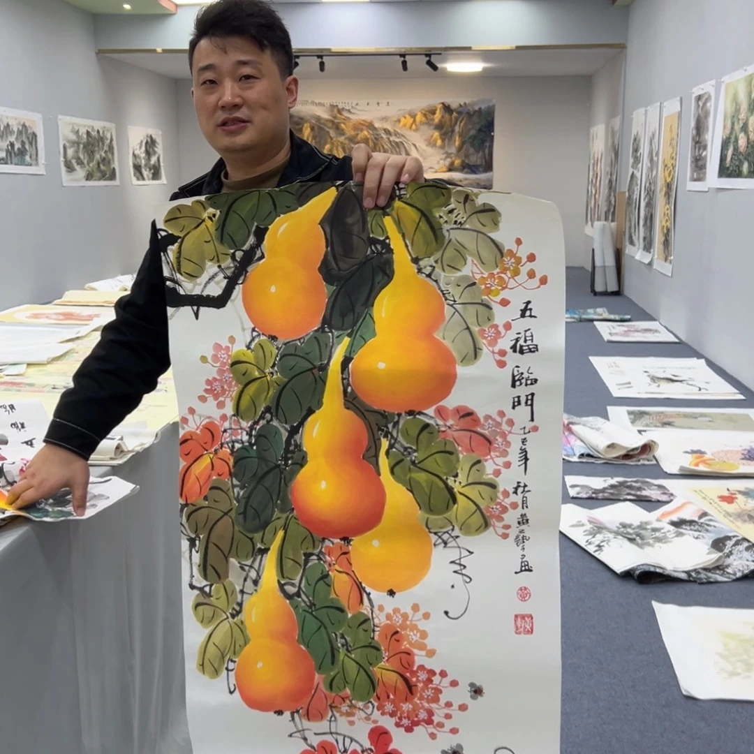 国画国画作品宣纸纯手绘