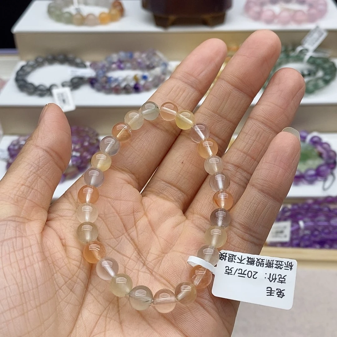 水晶手链未镶嵌?**?彩兔毛7