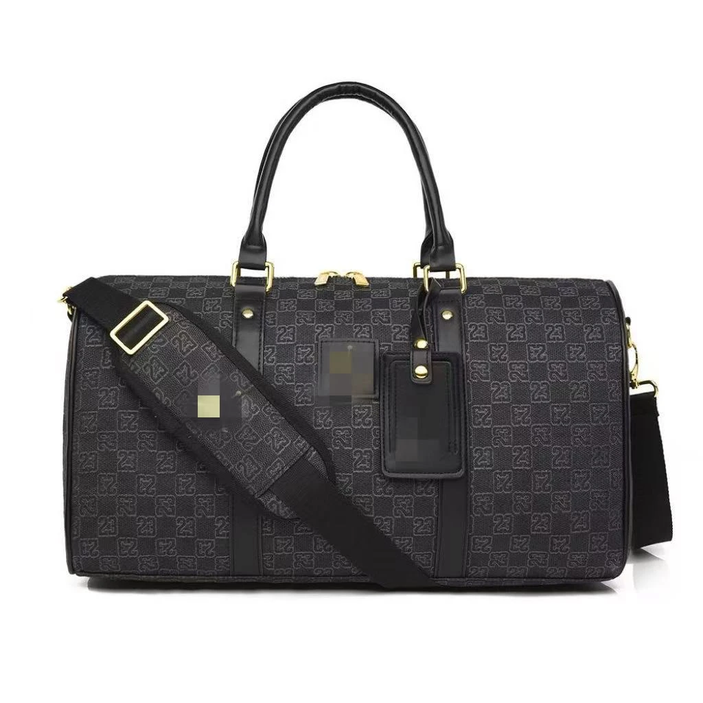 【织物】棋盘格旅行包健身运动户外百搭潮流简约男女大容量背包