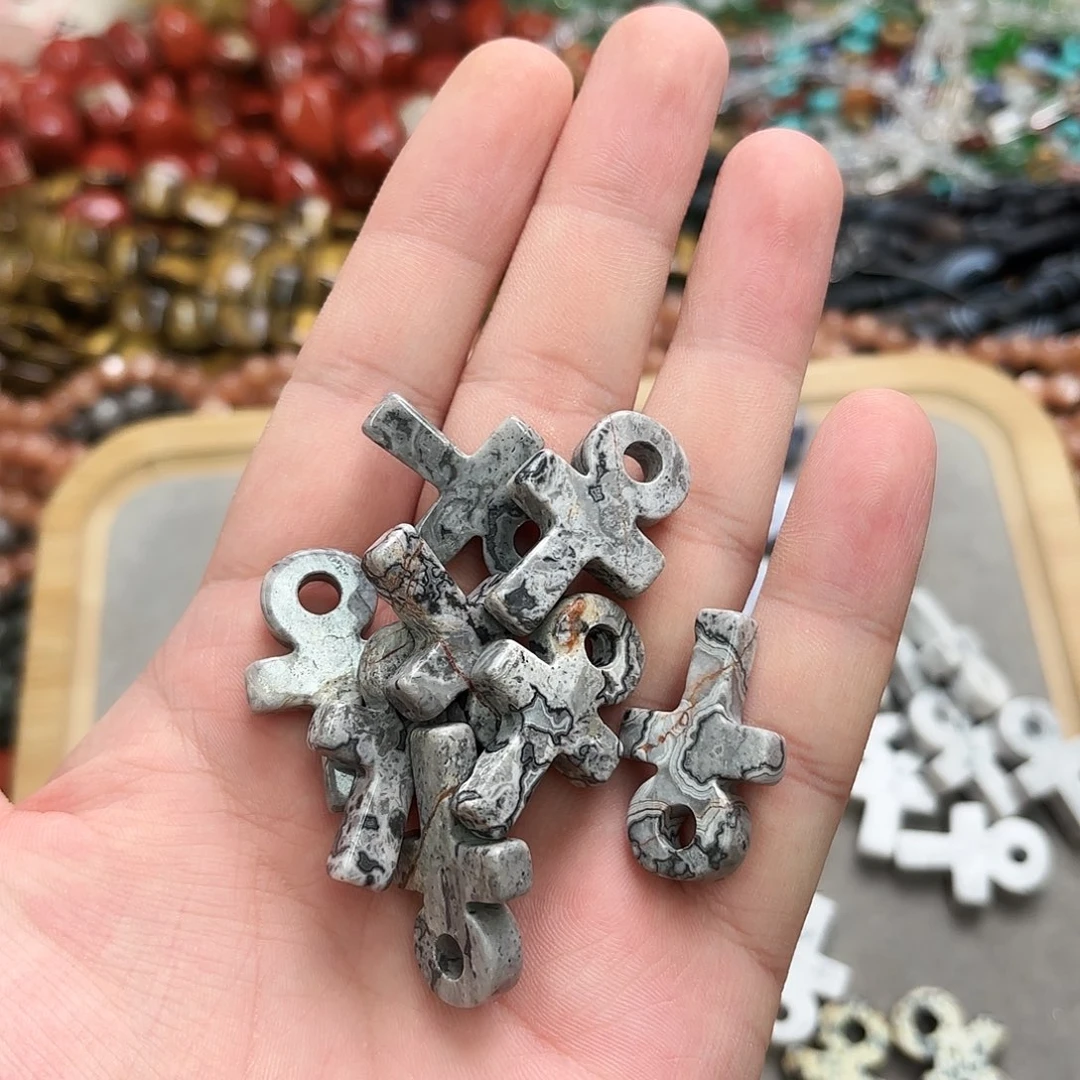 未镶嵌玛瑙/玉髓珠宝半成品20×30地图人一颗