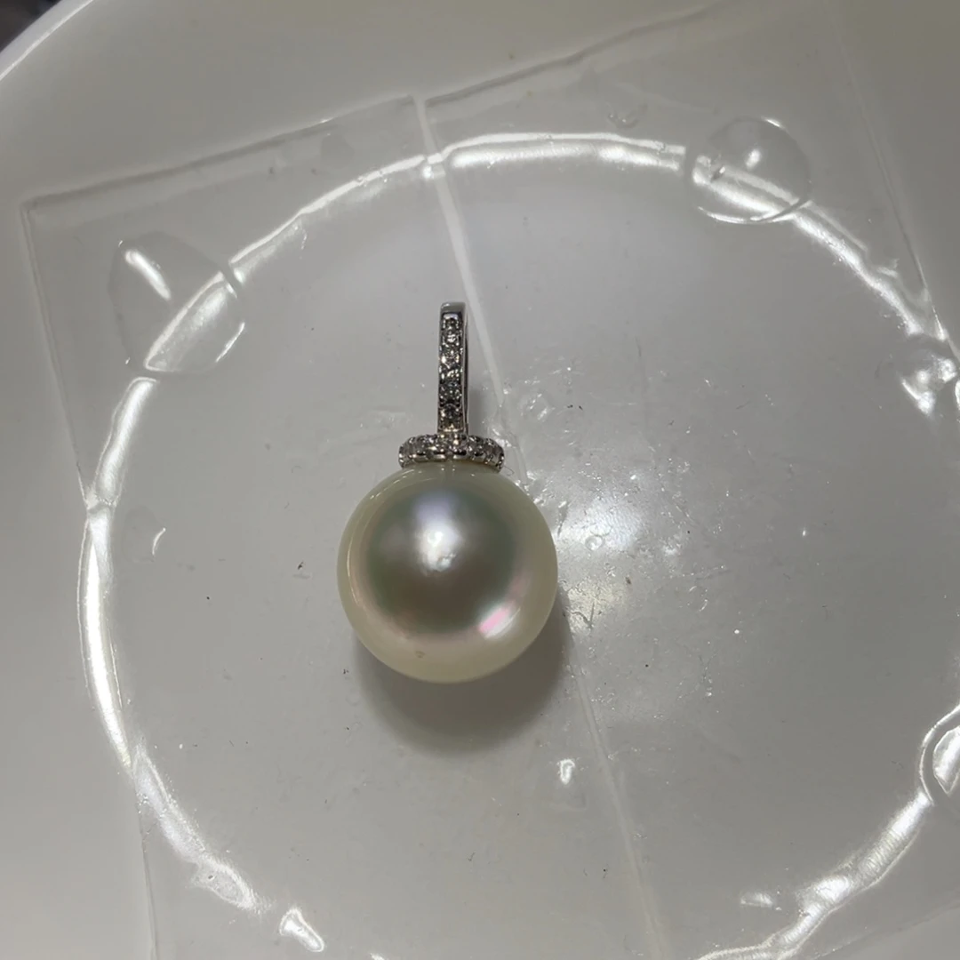 颈饰海水珍珠银S925镶嵌