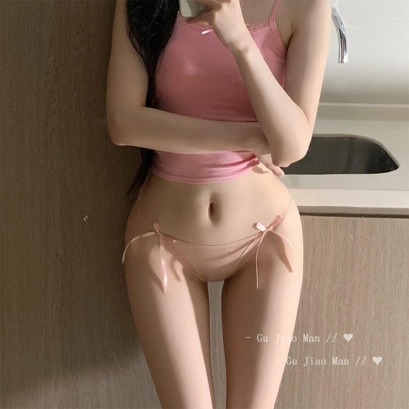 纯欲镂空女生甜美蕾丝网纱女生夏季薄款透气内裤女辣妹少女
