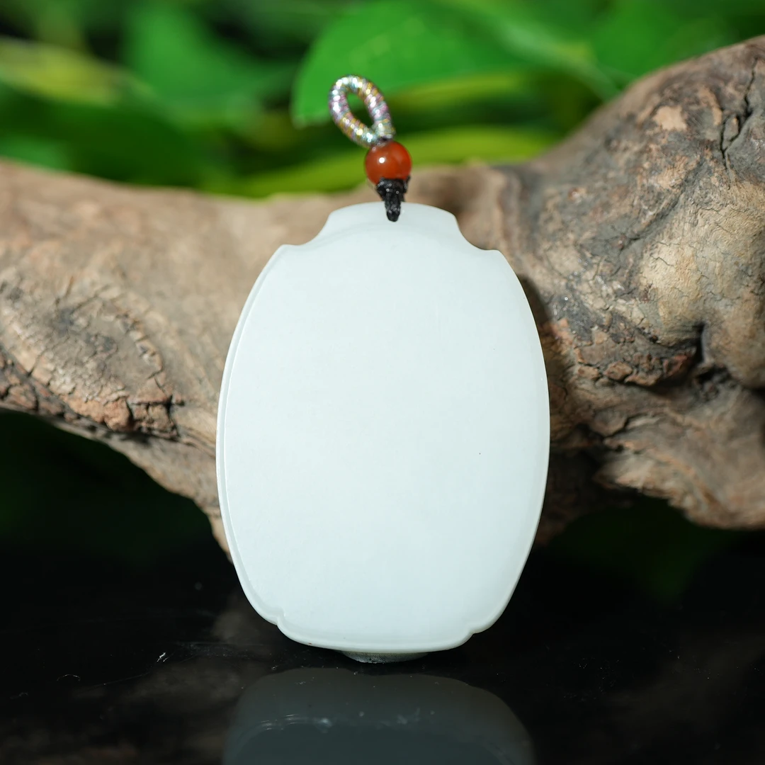 民国和田玉平安无事牌【华豫之门】LLFF2501023074