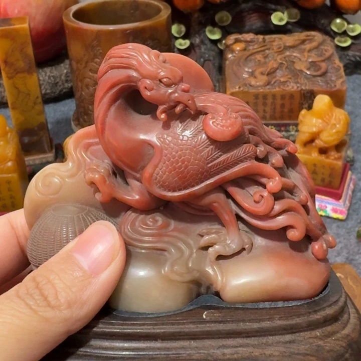 灵***妹印石寿山石手工艺品摆件