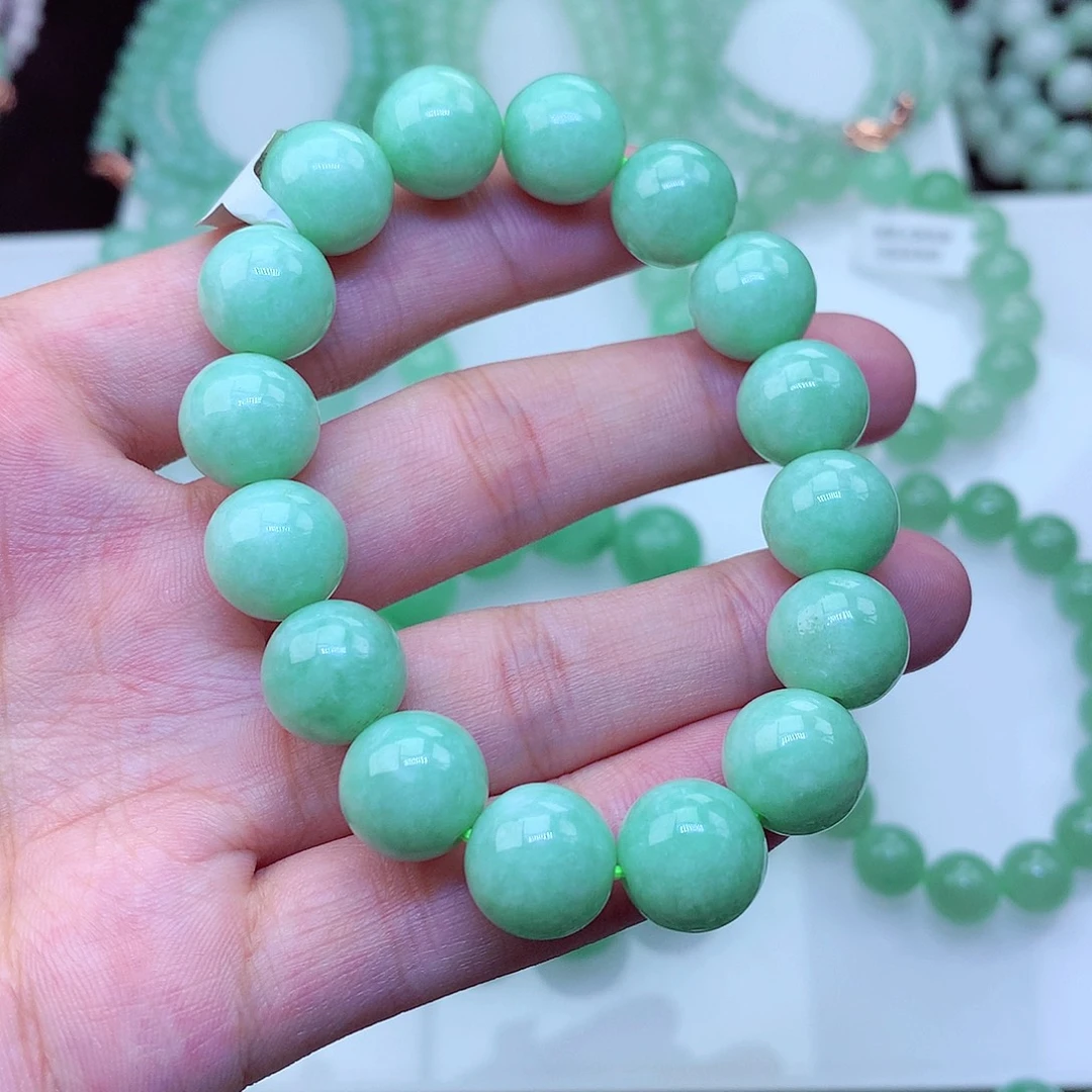 翡翠未镶嵌毛衣链卡12.6