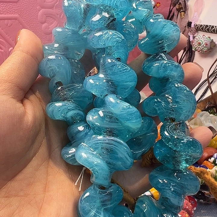 玻璃颈饰尼泊尔琉璃