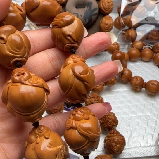 R****橄榄核手串橄榄雕工艺品