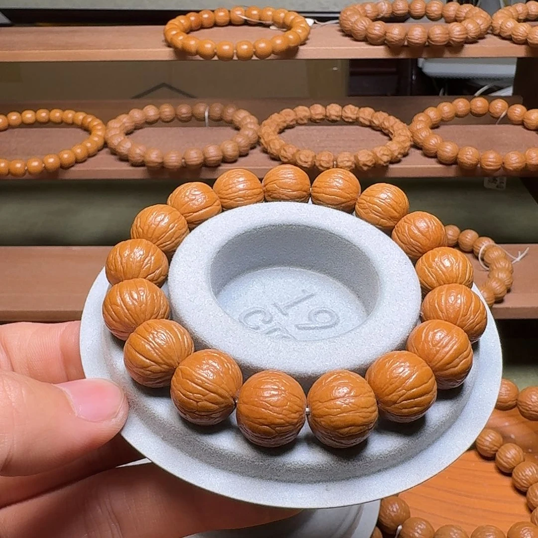 手串猴头核桃木**丸15聚宝盆