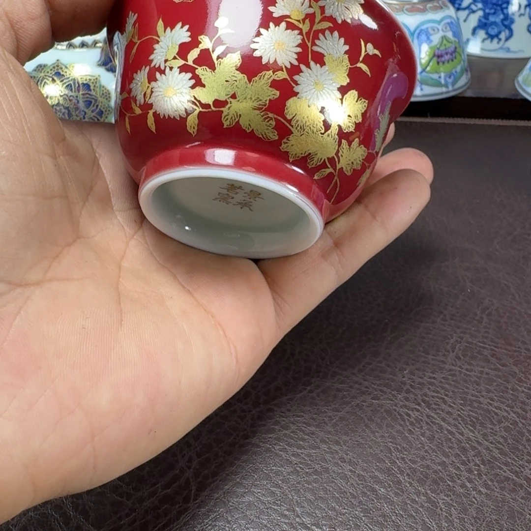 金***熙瓷片当代景德镇陶瓷手绘茶具