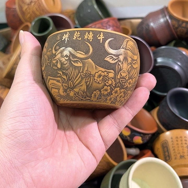 茶杯紫砂全手工紫砂主人杯